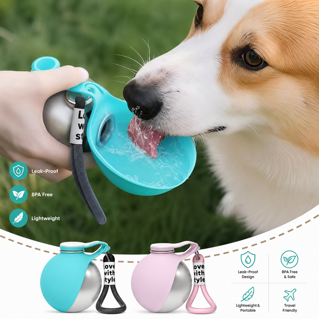 AquaPaw™ Portable Dog & Cat Water Bottle